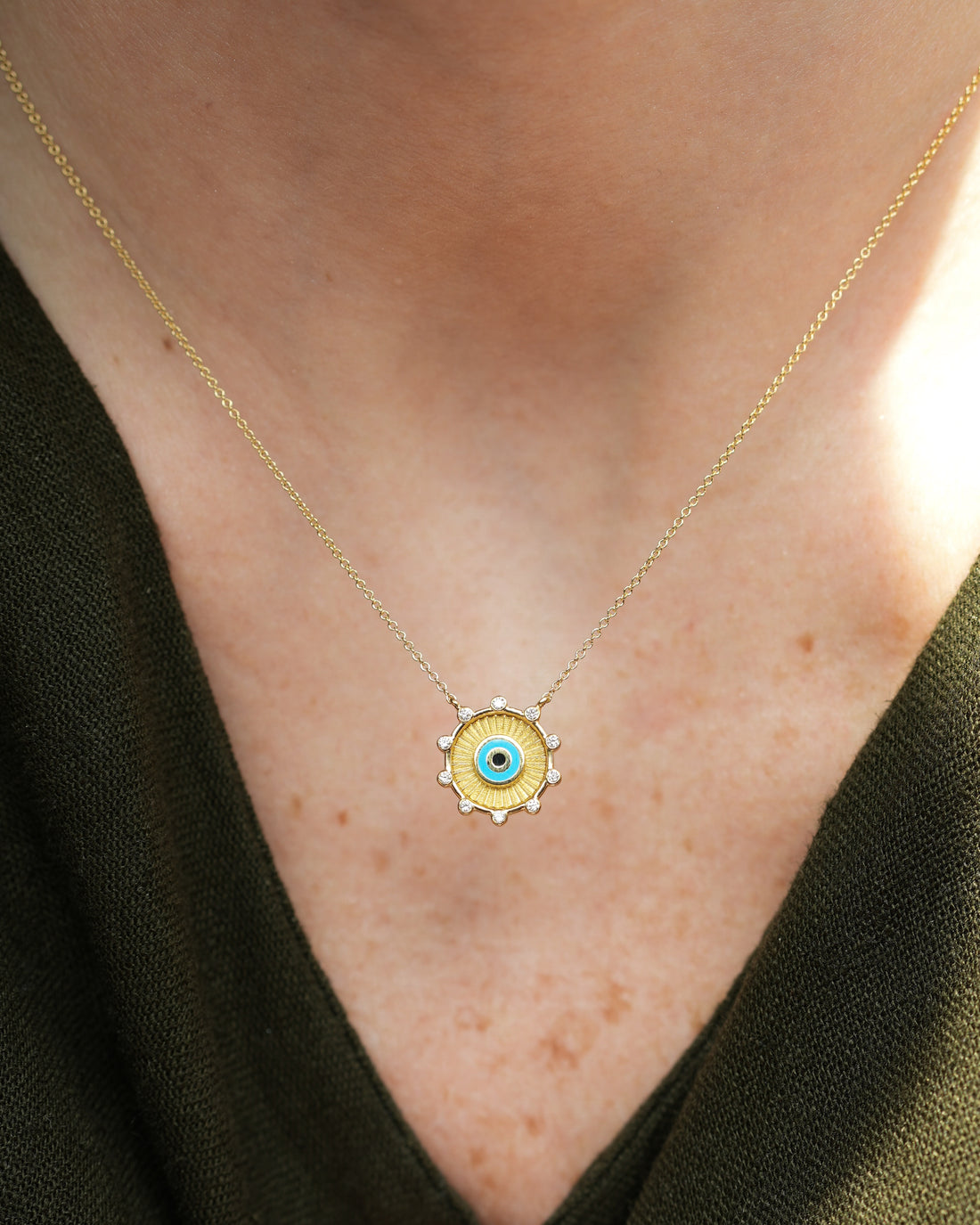21 Blue Eye Pendant